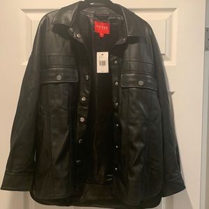 ***NWT*** Guess Oversized Faux Leather Jacket - Size S